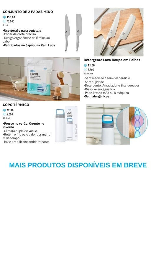 produtos de limpeza e detergente atomy