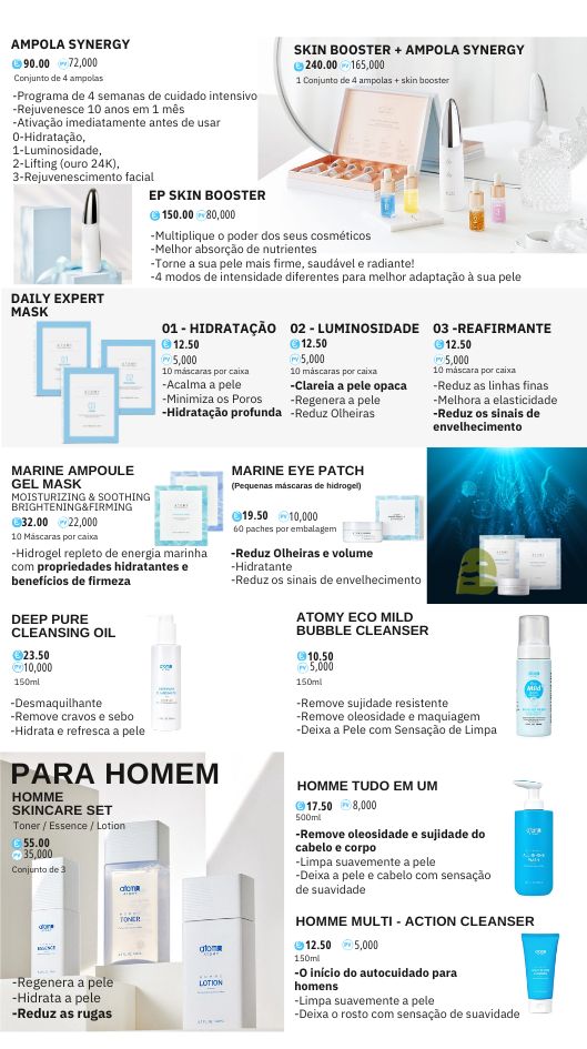 skincare masculina sul coreana atomy