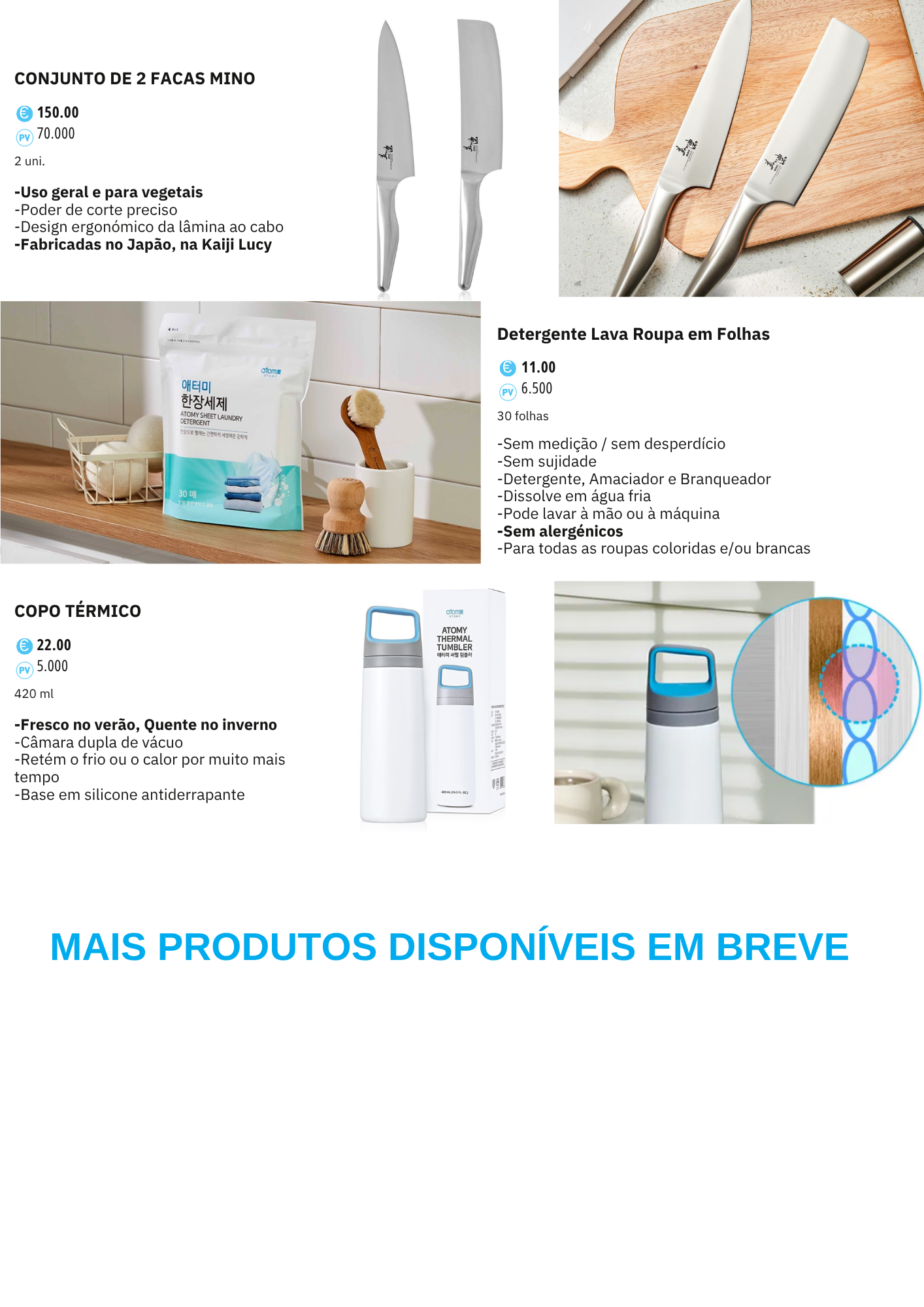 Produtos para o Lar Atomy 2026