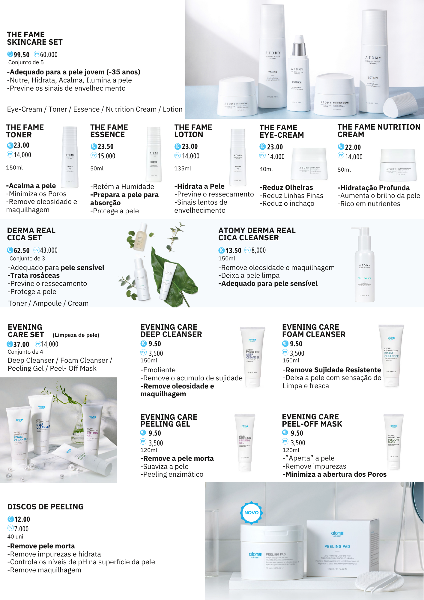 Skin Care pele Jovem Atomy 2026