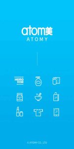 várias áreas de implementação da Atomy